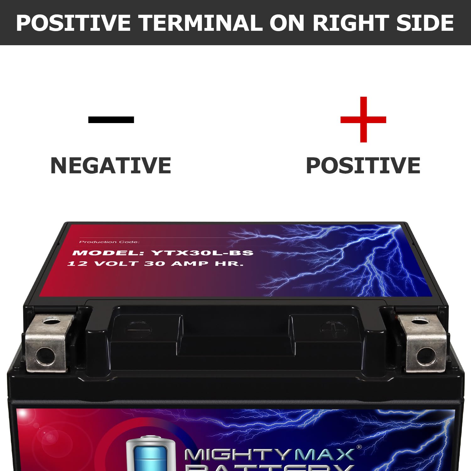 Amazon.com: Mighty Max Battery YTX30L-BS 12V 30AH Battery for BRP